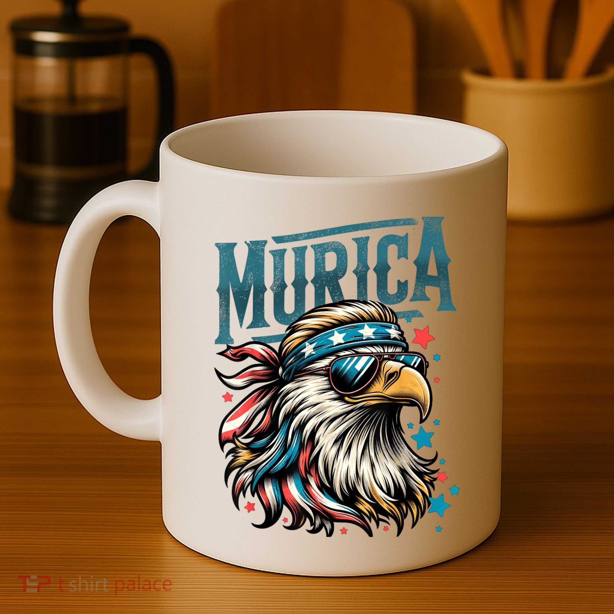 4th Of July Bald Eagle Mullet Murica Usa Usa Merica Coffee Mug