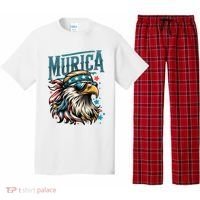 4th Of July Bald Eagle Mullet Murica Usa Usa Merica Pajama Set thumb 0