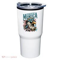 4th Of July Bald Eagle Mullet Murica Usa Usa Merica Tumbler thumb 0