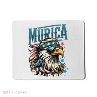 4th Of July Bald Eagle Mullet Murica Usa Usa Merica Mousepad thumb 0