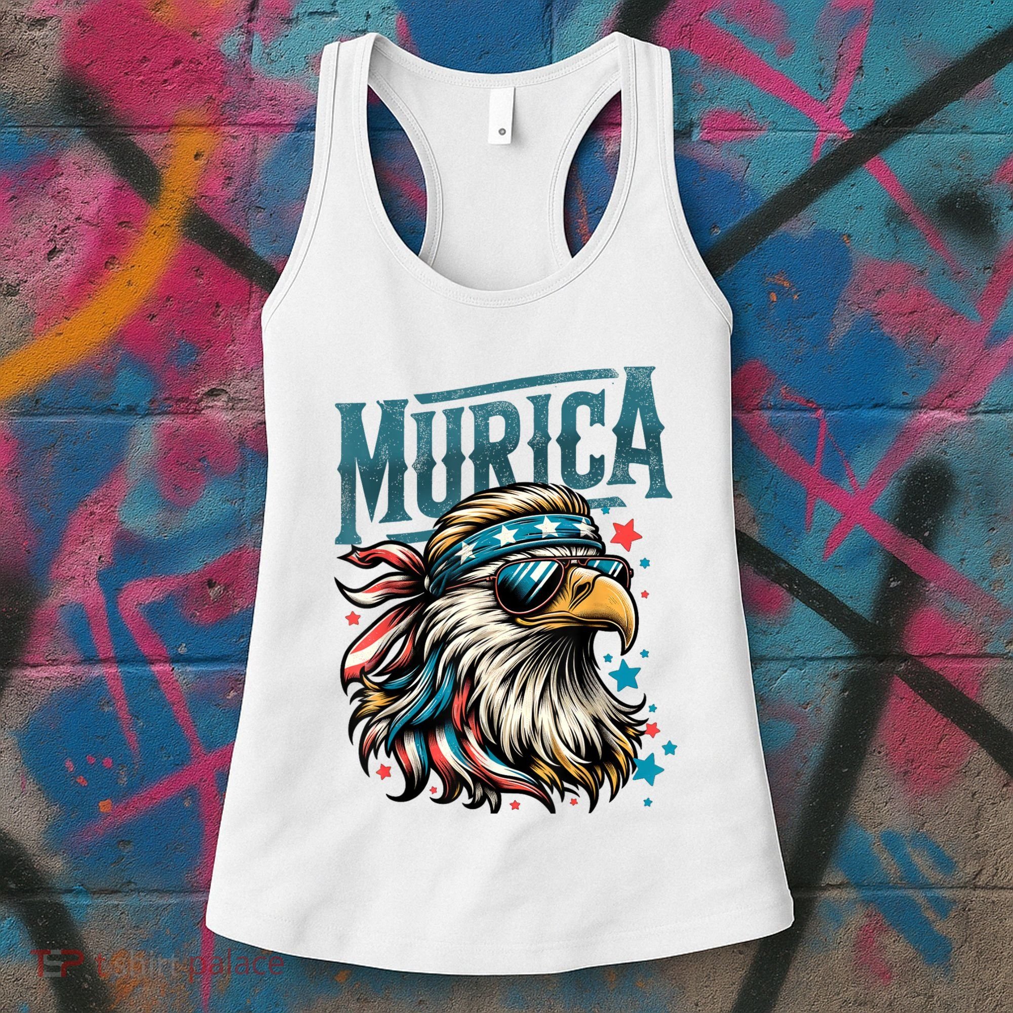 4th Of July Bald Eagle Mullet Murica Usa Usa Merica Women's Tank Top