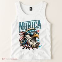 4th Of July Bald Eagle Mullet Murica Usa Usa Merica Tank Top thumb 2