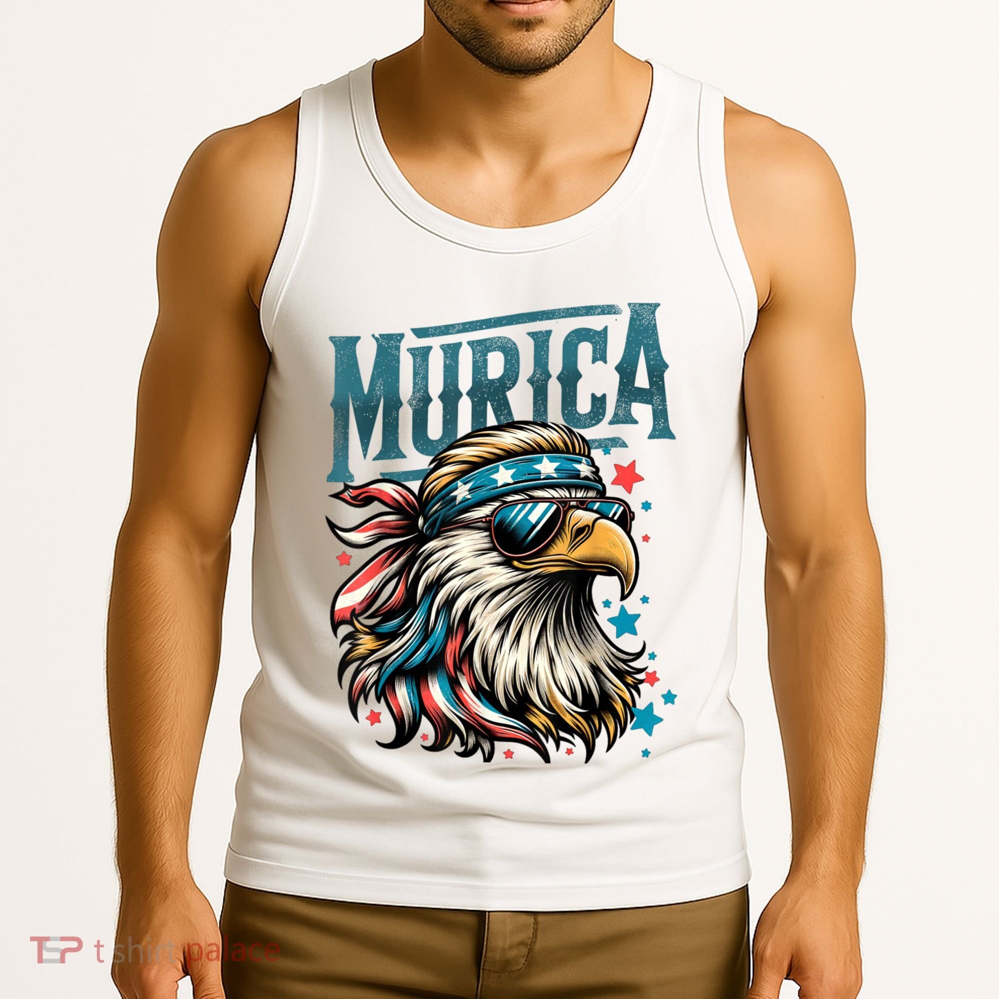 4th Of July Bald Eagle Mullet Murica Usa Usa Merica Tank Top