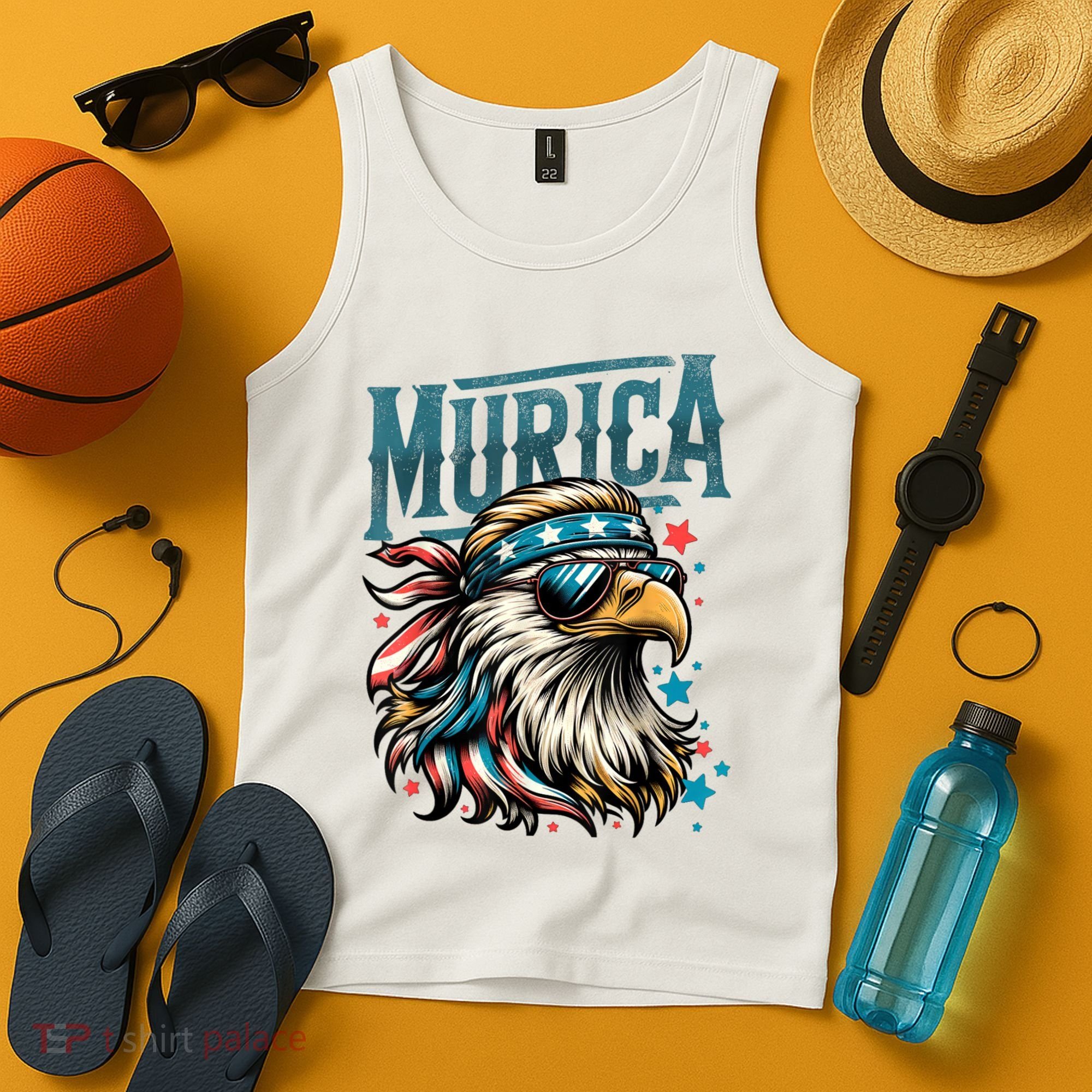 4th Of July Bald Eagle Mullet Murica Usa Usa Merica Tank Top