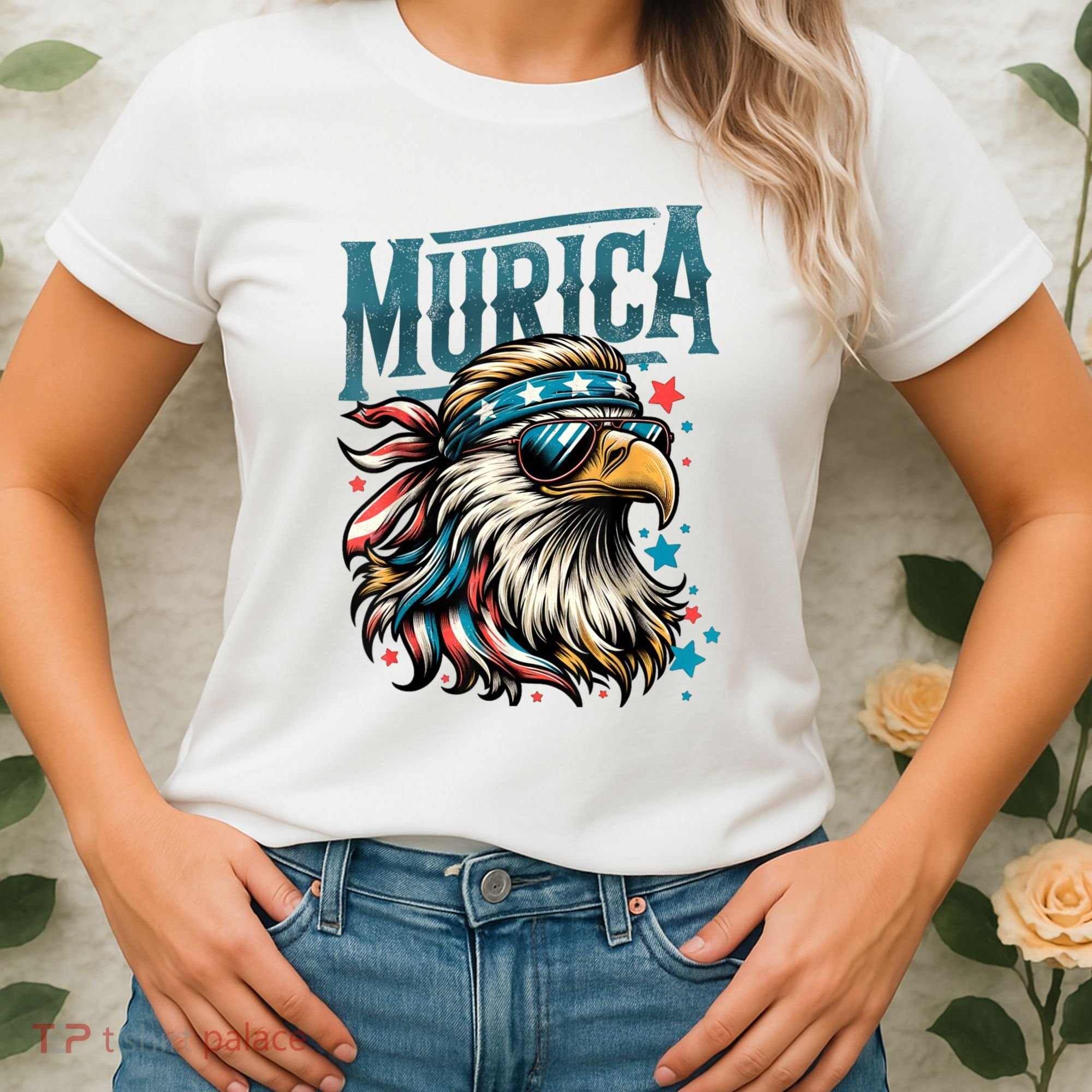 4th Of July Bald Eagle Mullet Murica Usa Usa Merica Women's T-Shirt
