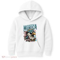4th Of July Bald Eagle Mullet Murica Usa Usa Merica Kids Hoodie thumb 0