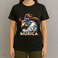4th Of July Bald Eagle Mullet Murica Usa Usa Merica T-Shirt thumb 4