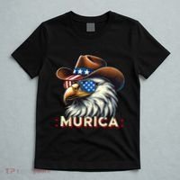 4th Of July Bald Eagle Mullet Murica Usa Usa Merica T-Shirt thumb 5