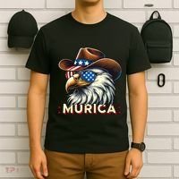 4th Of July Bald Eagle Mullet Murica Usa Usa Merica T-Shirt thumb 6