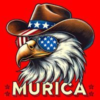 4th Of July Bald Eagle Mullet Murica Usa Usa Merica Santa Hat thumb 1