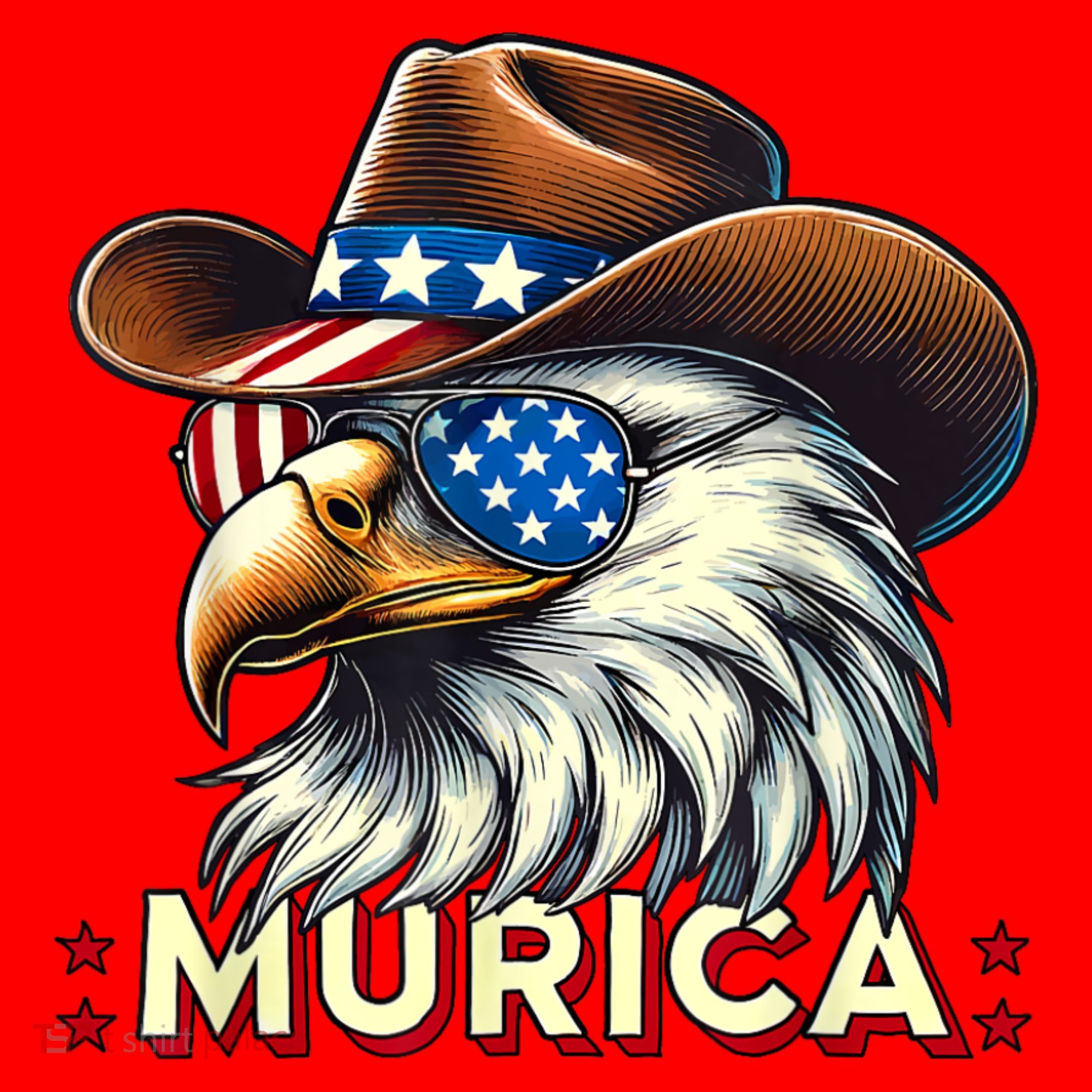 4th Of July Bald Eagle Mullet Murica Usa Usa Merica Santa Hat
