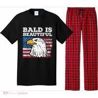 4th Of July Bald Is Beautiful Eagle Patriotic Pajama Set thumb 0