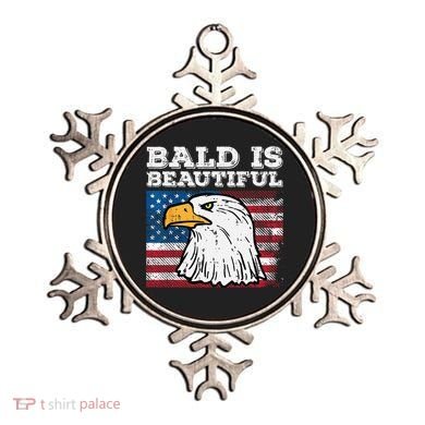 4th Of July Bald Is Beautiful Eagle Patriotic Ornament