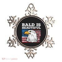 4th Of July Bald Is Beautiful Eagle Patriotic Ornament thumb 0