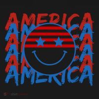 4th Of July Festive Holiday Smiley Face Backpack thumb 2