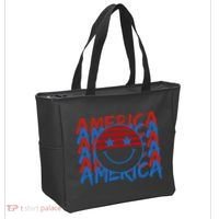 4th Of July Festive Holiday Smiley Face Tote Bag thumb 2