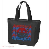 4th Of July Festive Holiday Smiley Face Tote Bag thumb 3