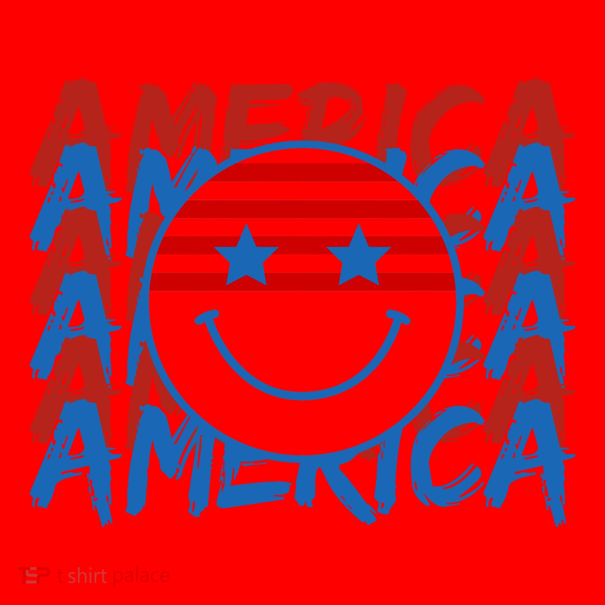 4th Of July Festive Holiday Smiley Face Santa Hat