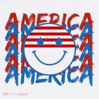 4th Of July Festive Holiday Smiley Face Women's Hoodie thumb 2