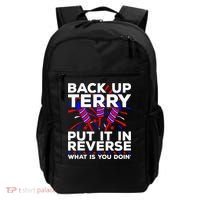Back it Up Terry Put It In Reverse July 4th Fireworks Terry Backpack thumb 0