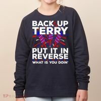 Back it Up Terry Put It In Reverse July 4th Fireworks Terry Women's Sweatshirt thumb 0