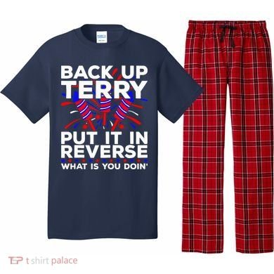 Back it Up Terry Put It In Reverse July 4th Fireworks Terry Pajama Set