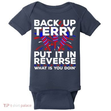 Back it Up Terry Put It In Reverse July 4th Fireworks Terry Baby Bodysuit