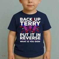 Back it Up Terry Put It In Reverse July 4th Fireworks Terry Toddler T-Shirt thumb 2