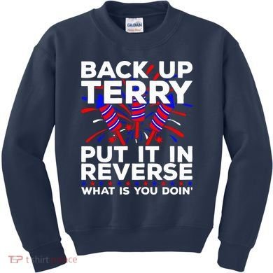 Back it Up Terry Put It In Reverse July 4th Fireworks Terry Kids Sweatshirt