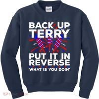 Back it Up Terry Put It In Reverse July 4th Fireworks Terry Kids Sweatshirt thumb 0