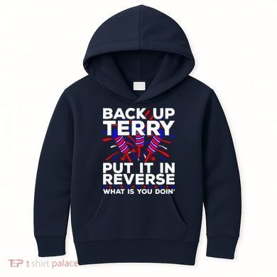 Back it Up Terry Put It In Reverse July 4th Fireworks Terry Kids Hoodie
