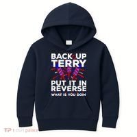 Back it Up Terry Put It In Reverse July 4th Fireworks Terry Kids Hoodie thumb 0