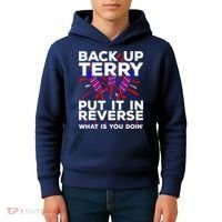 Back it Up Terry Put It In Reverse July 4th Fireworks Terry Kids Hoodie thumb 4