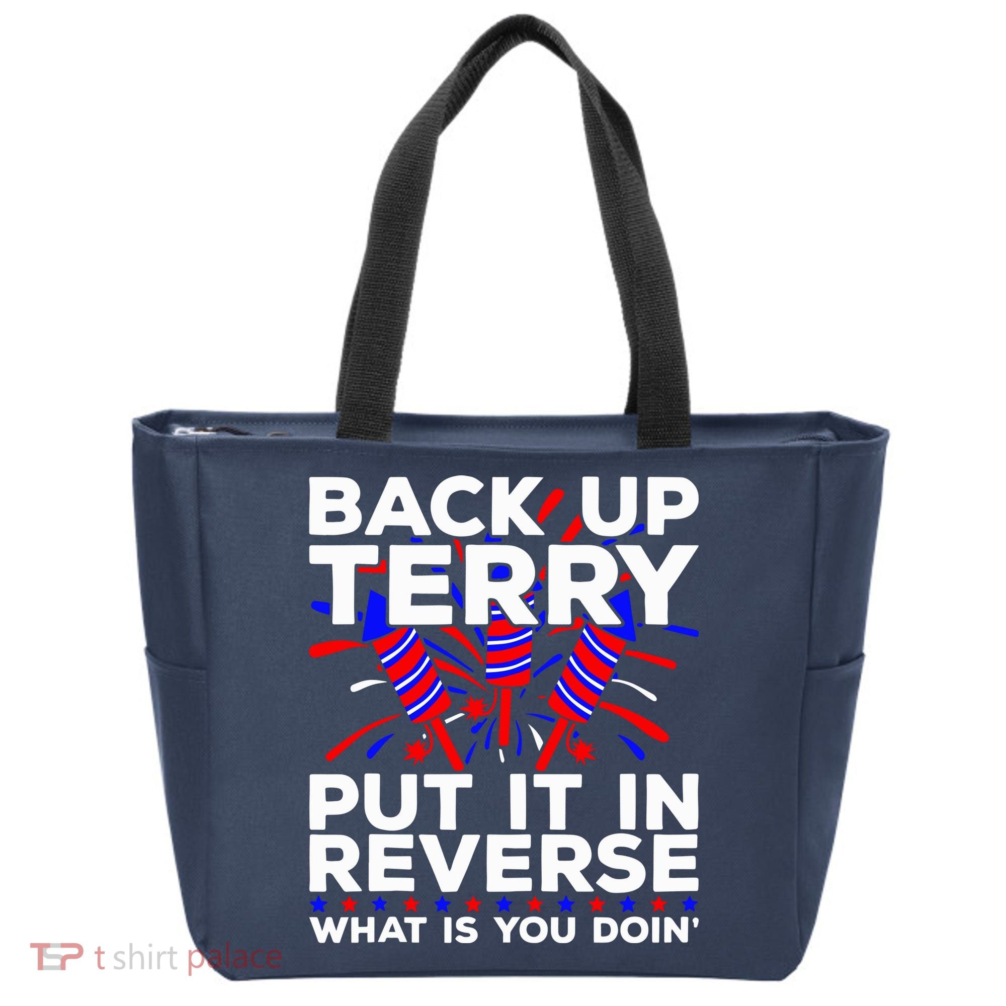 Back it Up Terry Put It In Reverse July 4th Fireworks Terry Tote Bag