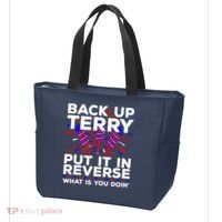 Back it Up Terry Put It In Reverse July 4th Fireworks Terry Tote Bag thumb 3
