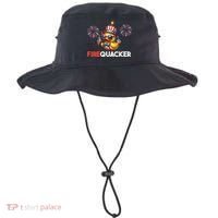 4th Of July Cute Duck Firequacker Patriotic Funny Bucket Hat thumb 0