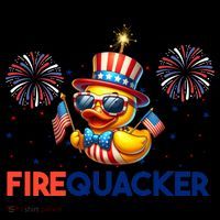4th Of July Cute Duck Firequacker Patriotic Funny Coffee Mug thumb 5