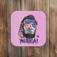 4th Of July Bald Eagle Mullet Murica Usa Usa Merica Coaster thumb 0