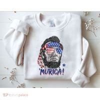 4th Of July Bald Eagle Mullet Murica Usa Usa Merica Sweatshirt thumb 2