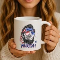 4th Of July Bald Eagle Mullet Murica Usa Usa Merica Coffee Mug thumb 3