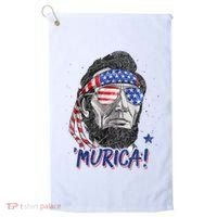 4th Of July Bald Eagle Mullet Murica Usa Usa Merica Golf Towel thumb 0