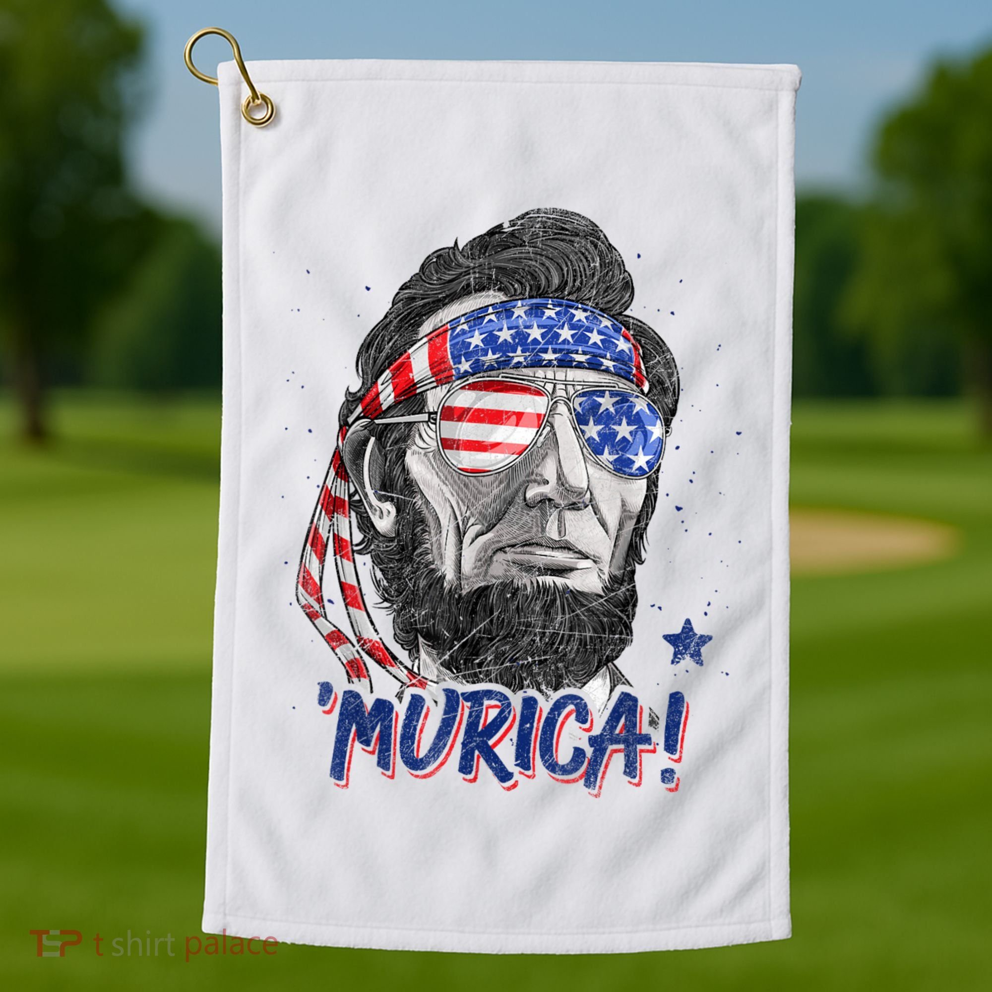 4th Of July Bald Eagle Mullet Murica Usa Usa Merica Golf Towel