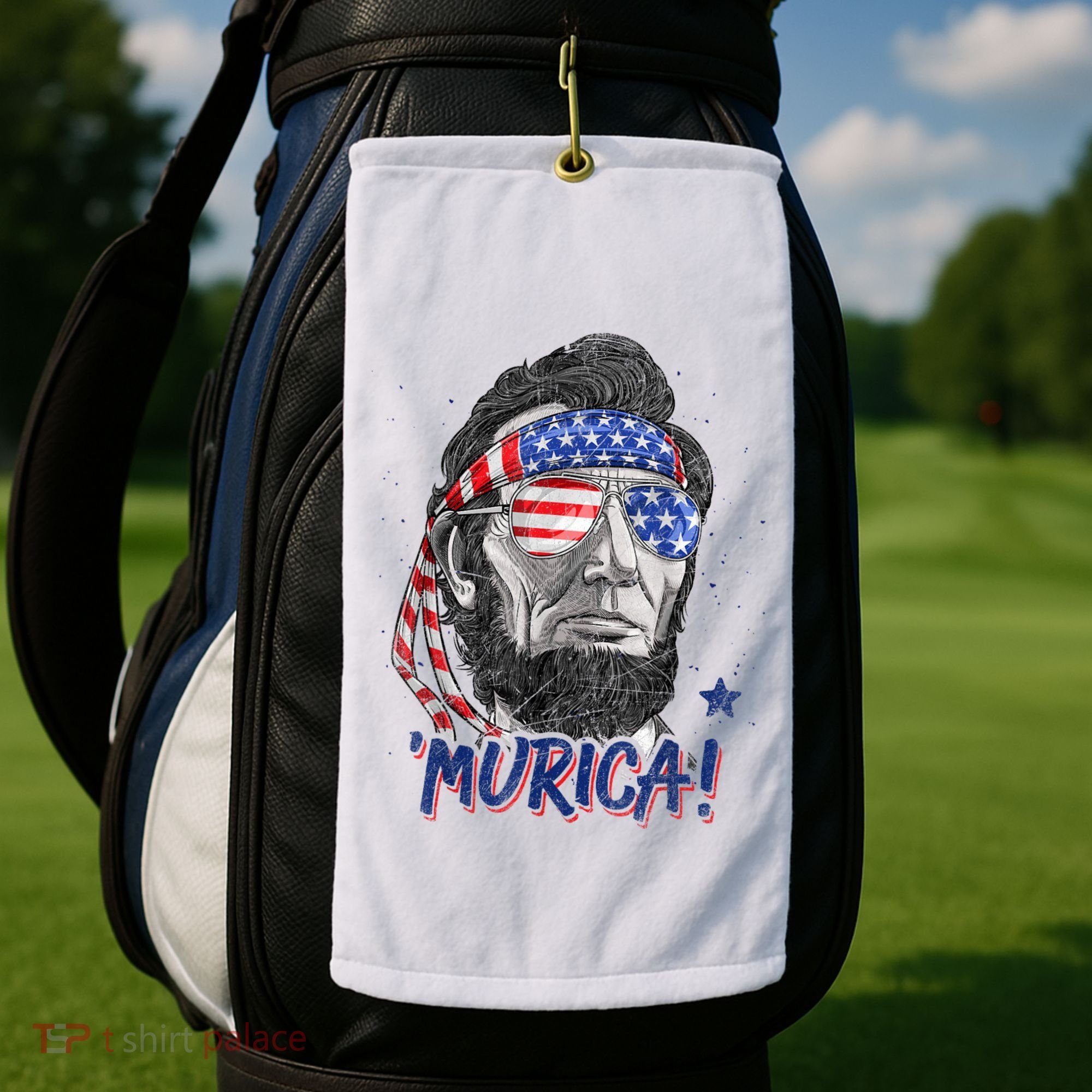 4th Of July Bald Eagle Mullet Murica Usa Usa Merica Golf Towel