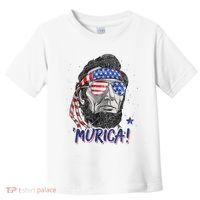 4th Of July Bald Eagle Mullet Murica Usa Usa Merica Toddler T-Shirt thumb 0