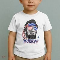 4th Of July Bald Eagle Mullet Murica Usa Usa Merica Toddler T-Shirt thumb 2