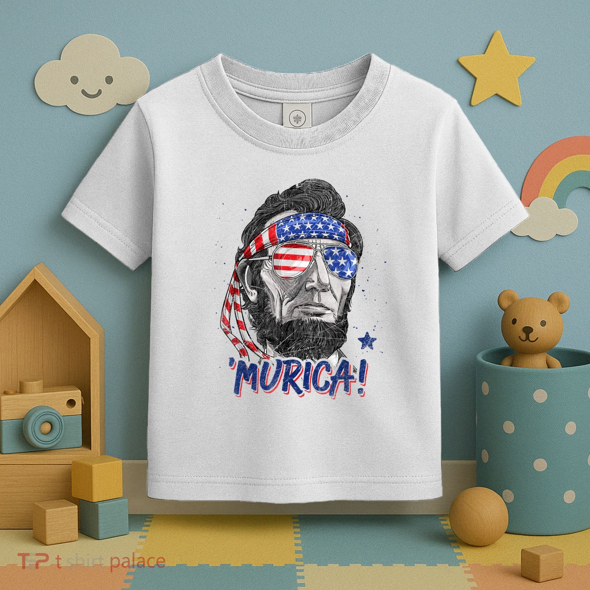 4th Of July Bald Eagle Mullet Murica Usa Usa Merica Toddler T-Shirt