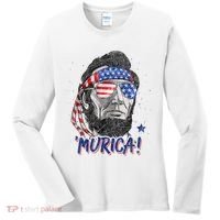 4th Of July Bald Eagle Mullet Murica Usa Usa Merica Women's Long Sleeve Shirt thumb 0