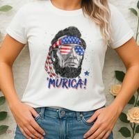 4th Of July Bald Eagle Mullet Murica Usa Usa Merica Women's T-Shirt thumb 2