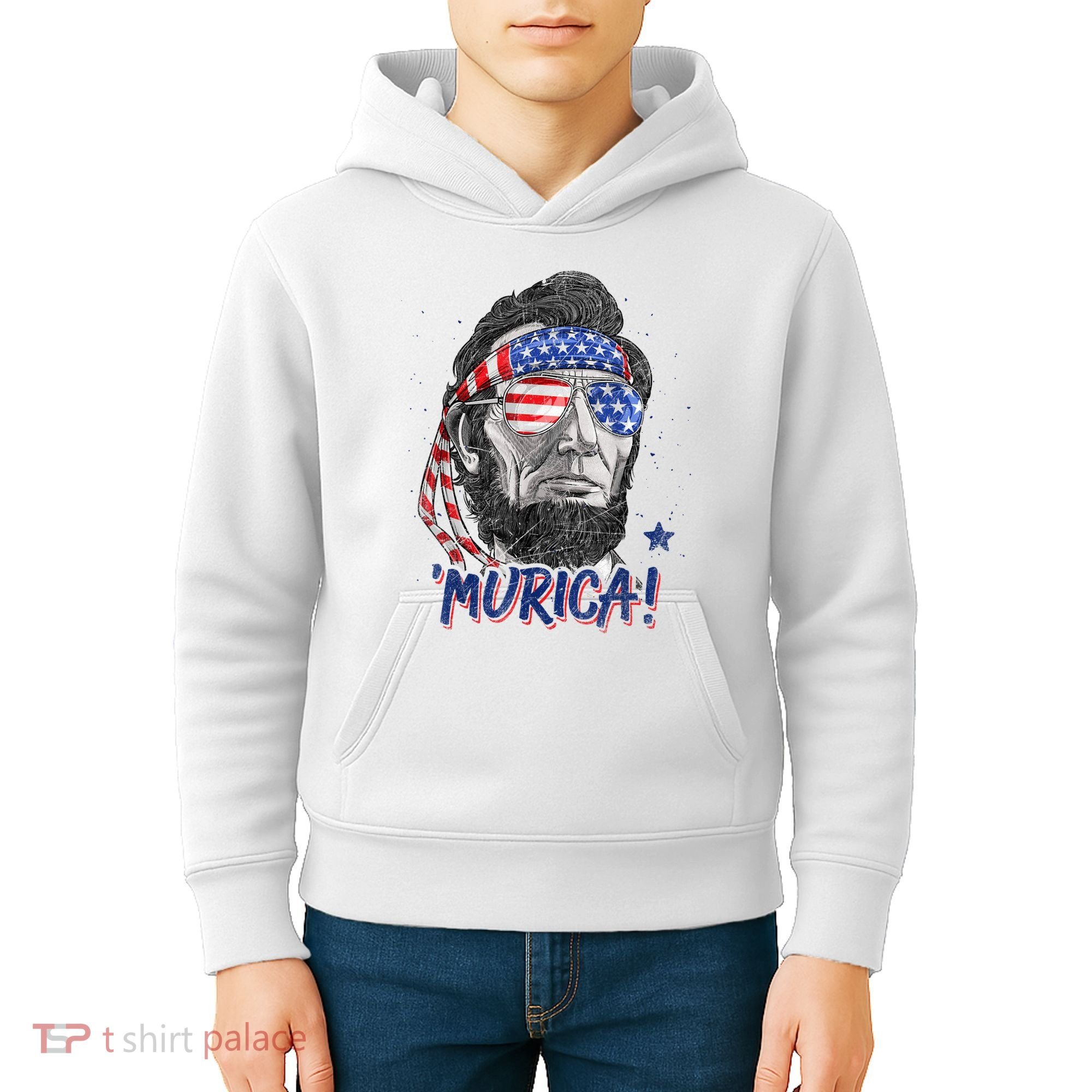 4th Of July Bald Eagle Mullet Murica Usa Usa Merica Kids Hoodie