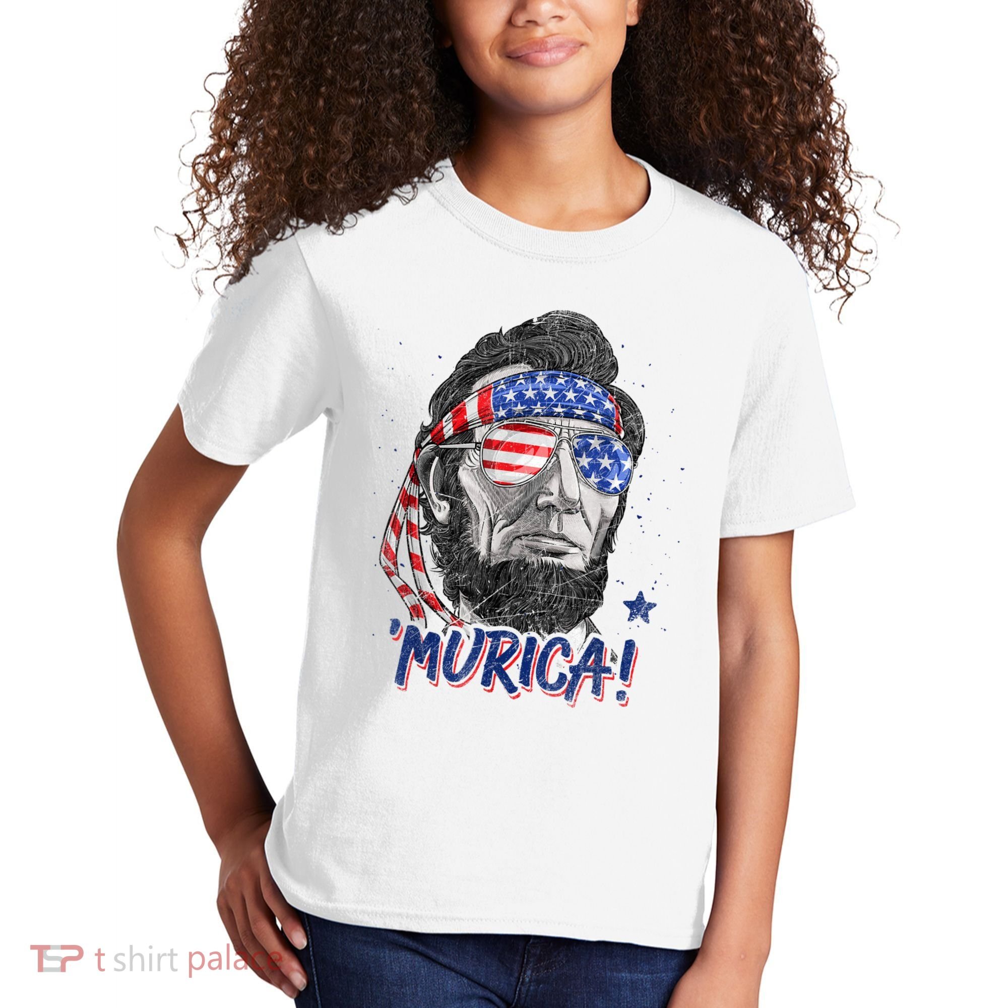 4th Of July Bald Eagle Mullet Murica Usa Usa Merica Kids T-Shirt